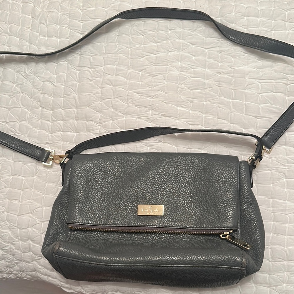 Kate spade Gray Leather Shoulder Bag